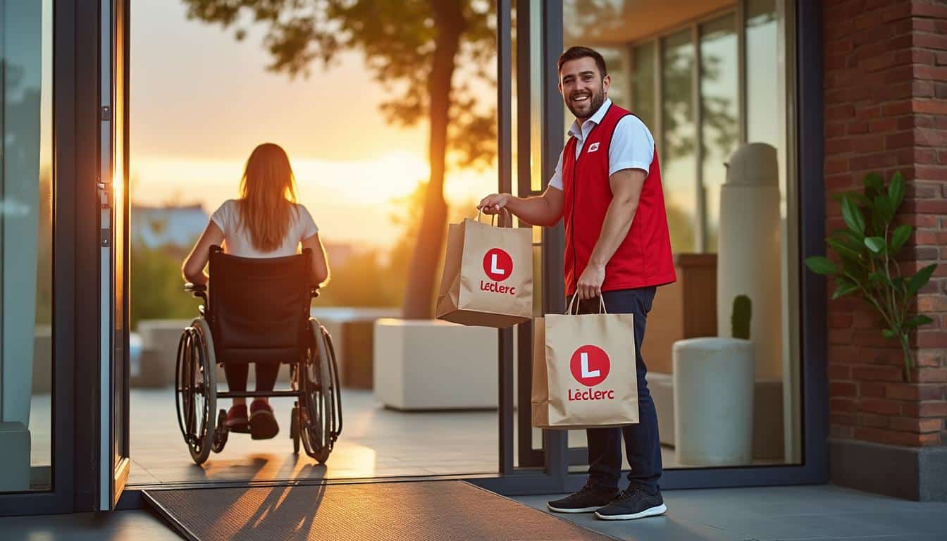 Illustration: Comment Leclerc facilite la livraison pour les personnes en situation de handicap