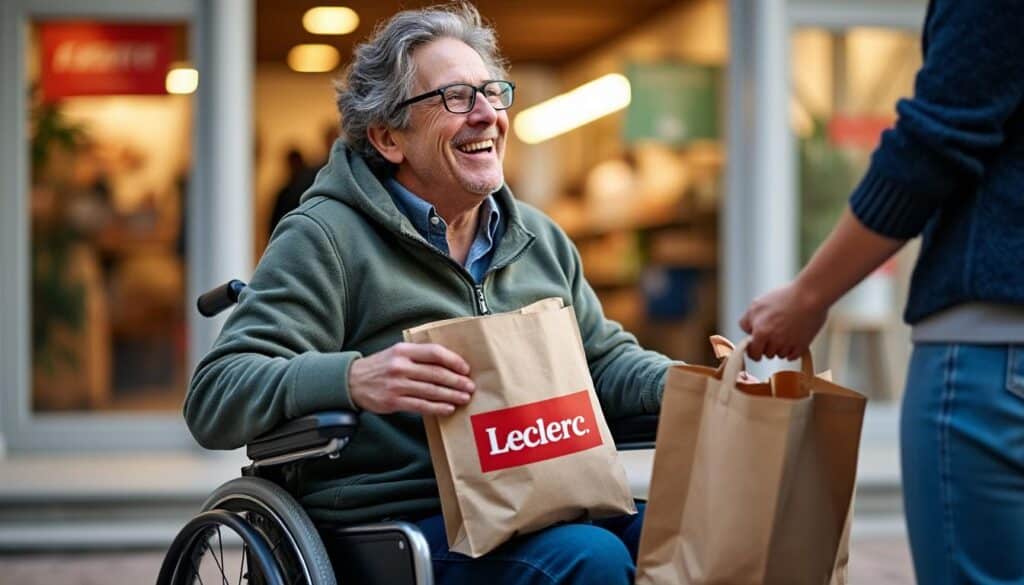 Leclerc livraison gratuite handicap : service adapté et accessible