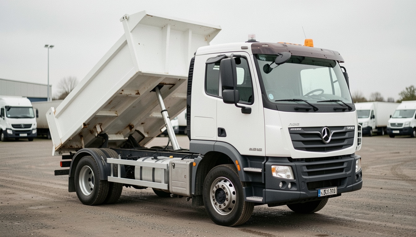 Choisir un camion-benne de 3,5 tonnes d’occasion