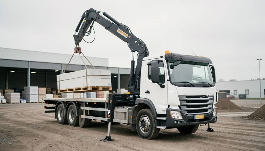 Camion avec bras de levage : usages et choix adaptés