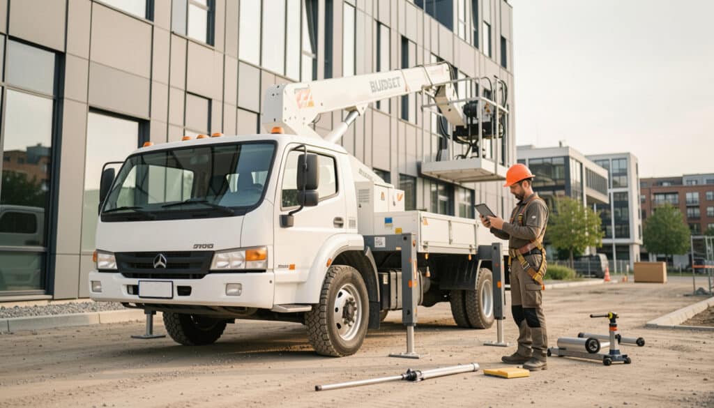 Location de camion nacelle : budget, choix et sécurité