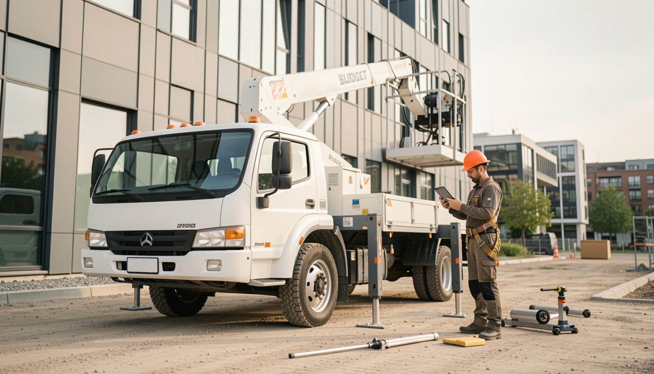Location de camion nacelle : budget, choix et sécurité