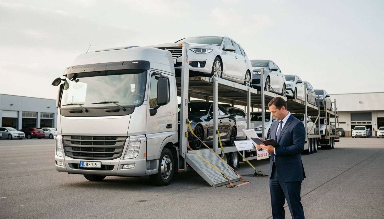 Tarif du transport de voiture par camion : prix et devis