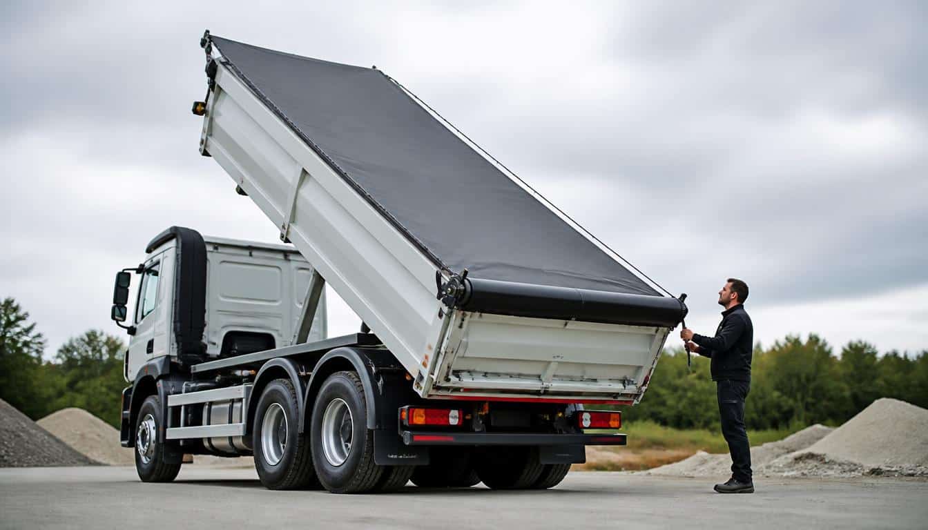 Bâche de camion-benne : bien choisir sa protection