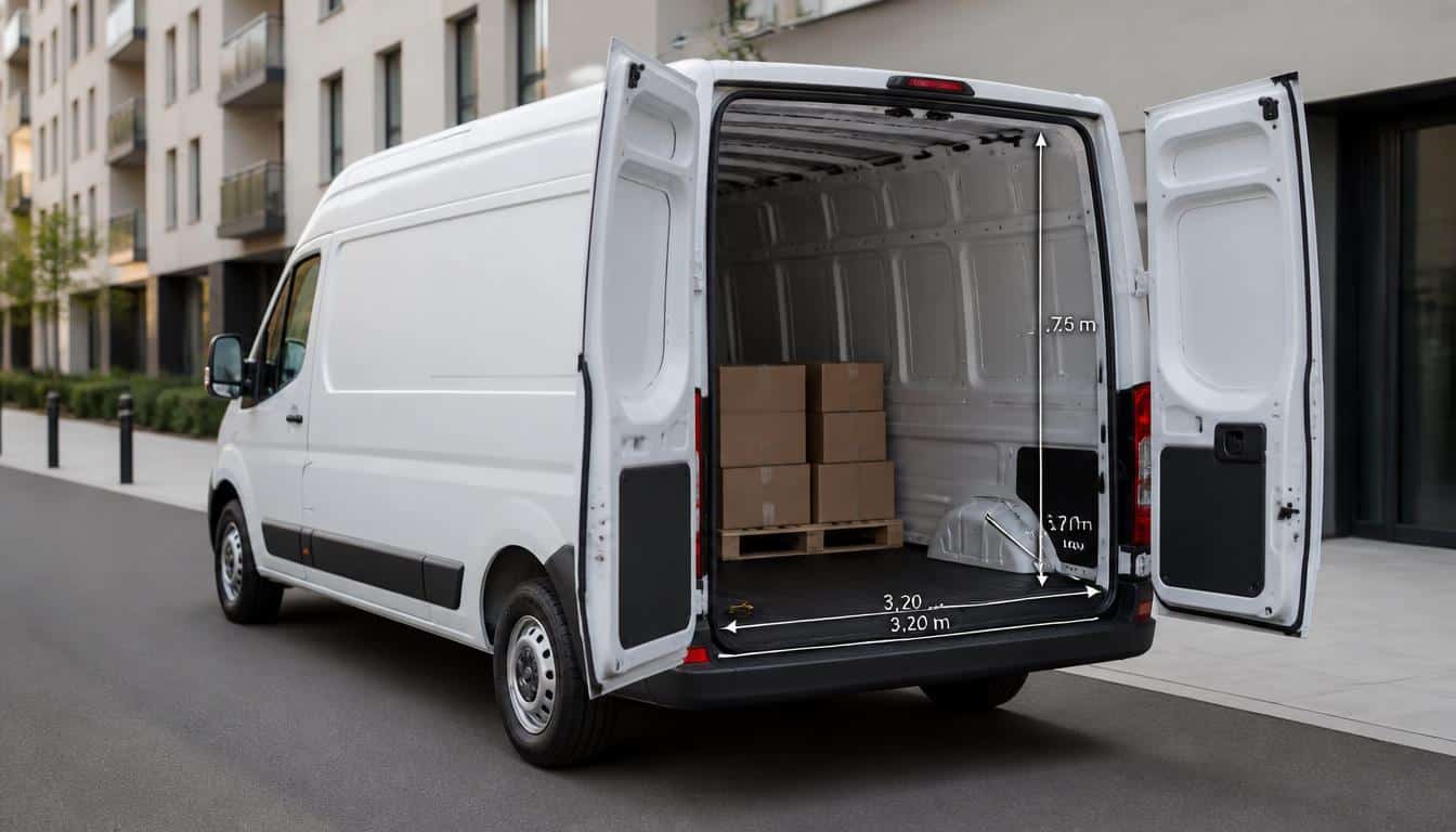 Utilitaire 12 m³ : dimensions, volume et location